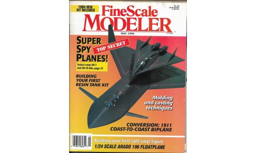 Revista Fine Scale Modeler 1994-05 Super Spy Planes